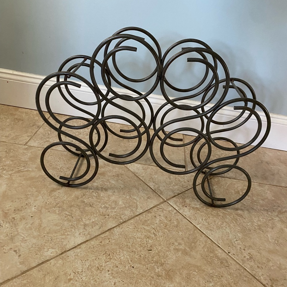 Pottery Barn wine rack